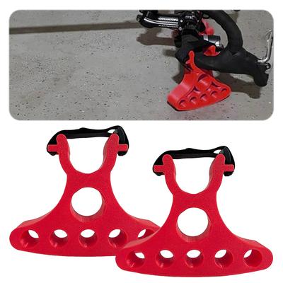 1 Pair Bicycle Repair Handle Bracket Lightweight Bike Repair Stand Bicycle Handlebar Clamp for Cyclists