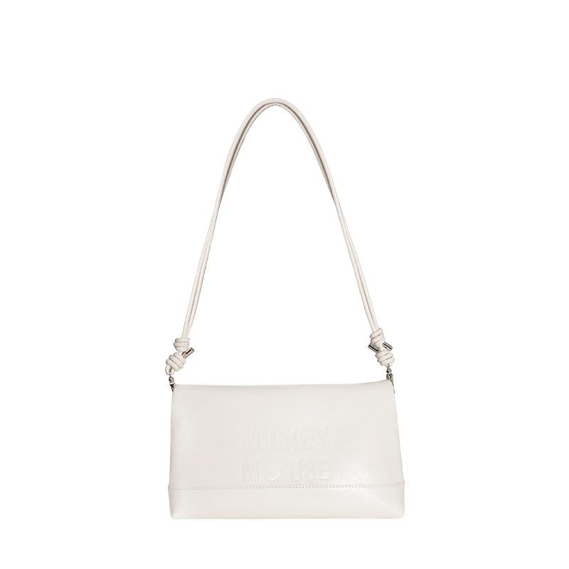 New Disney PU Shoulder Bag Regular Women's Ecru BMK-72589