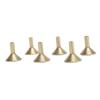 100pcs Funnel Shape Incense Cone Tray Alloy Incense Stick Rack Metal Cone Holder for Teahouse Living Room