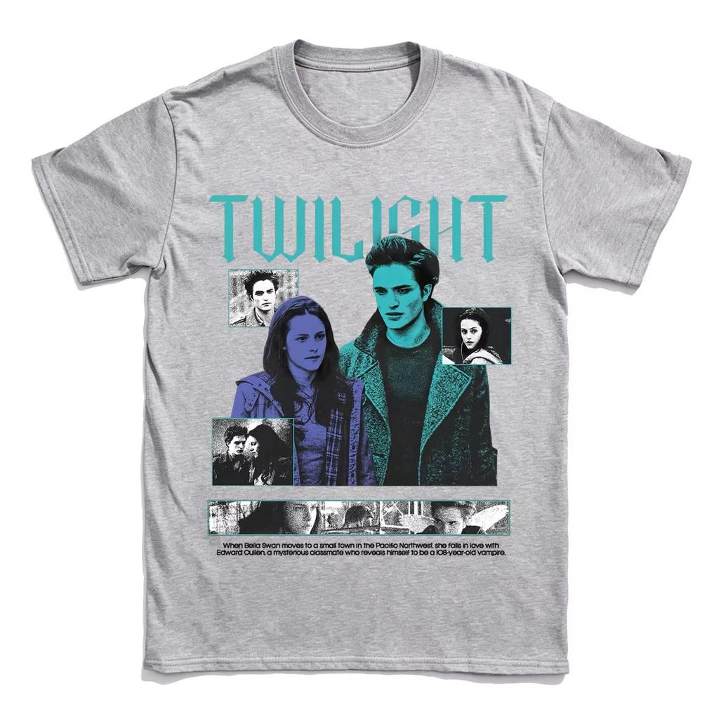 Twilight Edward Cullen Bella Swan Vampire Graphic Unisex Short Sleeve Women And Men T-shirt
