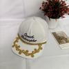 Korean Street Style Embroidered Baseball Cap With Adjustable Fit For Summer Casual Wear