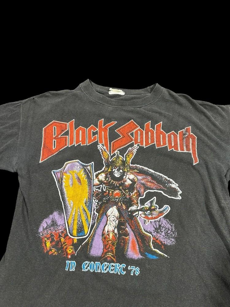 Винтажная футболка Black Sabbath Ozzy Osbourne 1978 года Репринт AN47166 Унисекс M