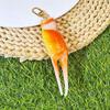 Realistic Food Keychain Set PVC Mini Crab Lobster Keyring Creative Novelty Fun Gift for Car Key Backpack Lovers Friend Party Decoration