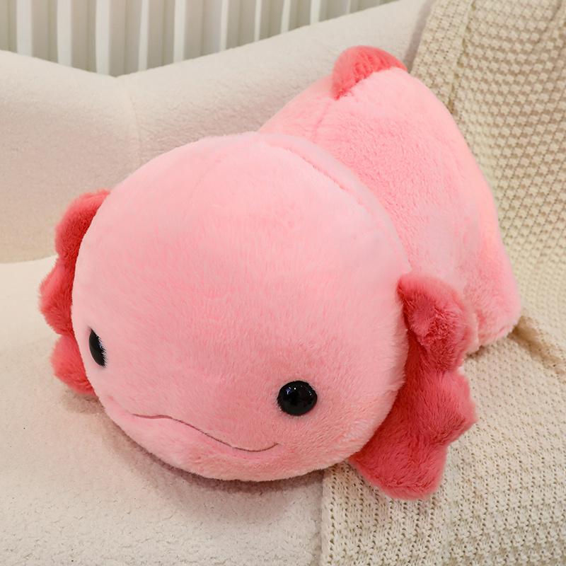 

Non-Toxic Kawaii Plush Toys Cute Cartoon Fish Pillow Stuffed Soft Marine Creature Dolls Home Decor 45-50cm