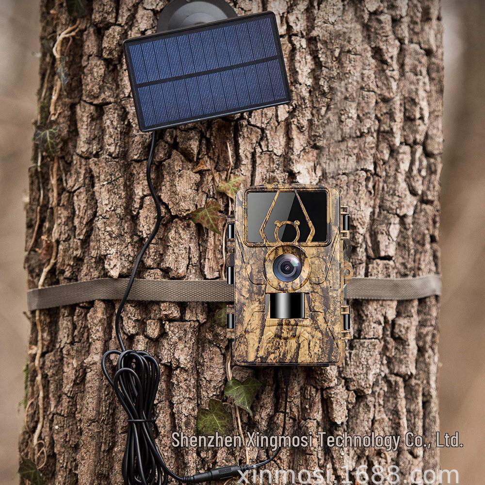 Solar Panel Hunting Camera with 1800MA Battery and 6V DC Port