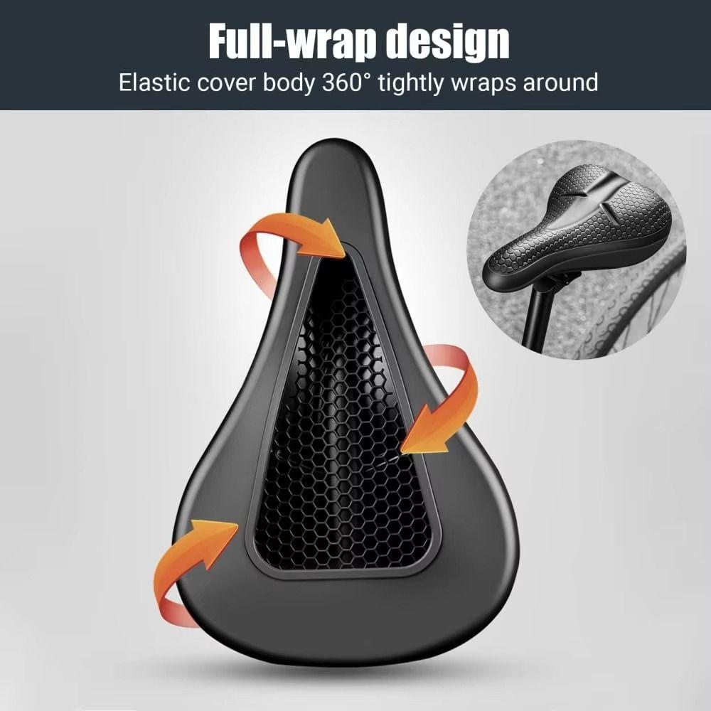 Silicone Bicycle Seat Cover Anti Slip Bike Seat Cushion Pad Bike Saddle Cover Outdoor Sports