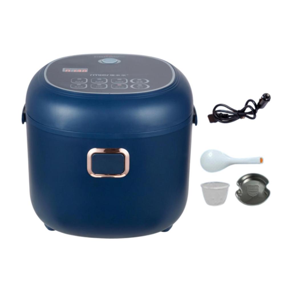 Piccolo Cuociriso da 2L per Auto/Camion Portatile Elettrico 12V/24V per Pranzo