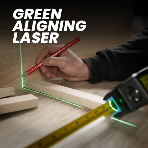 3-in-1 Digital Tape Measure, 330Ft Laser Measurement Tool & Auto Lock Tape with Instant Digital Readout, Extended Laser Line & Incremental Measurement