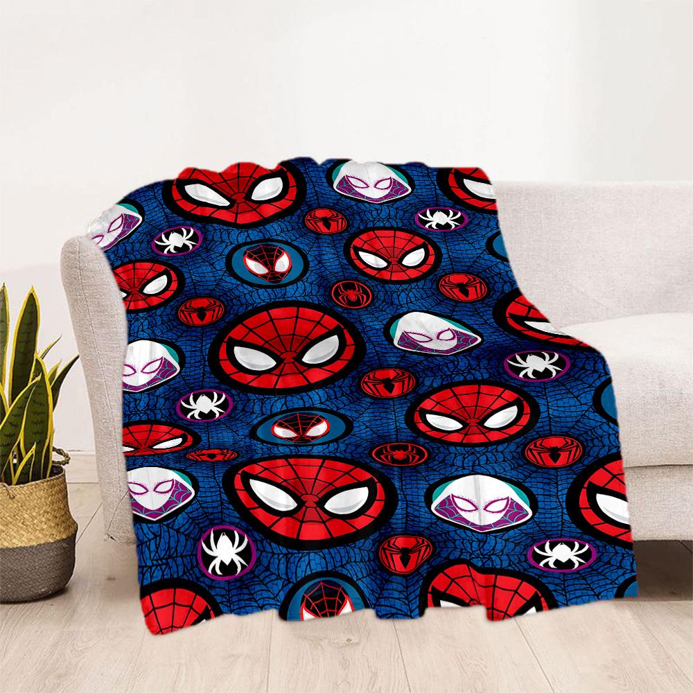 1pc Spider-Man Action Blanket Soft and Warm for Sofa Office Camping Travel Livingroom Great Gift for Friends and Family Comfortable