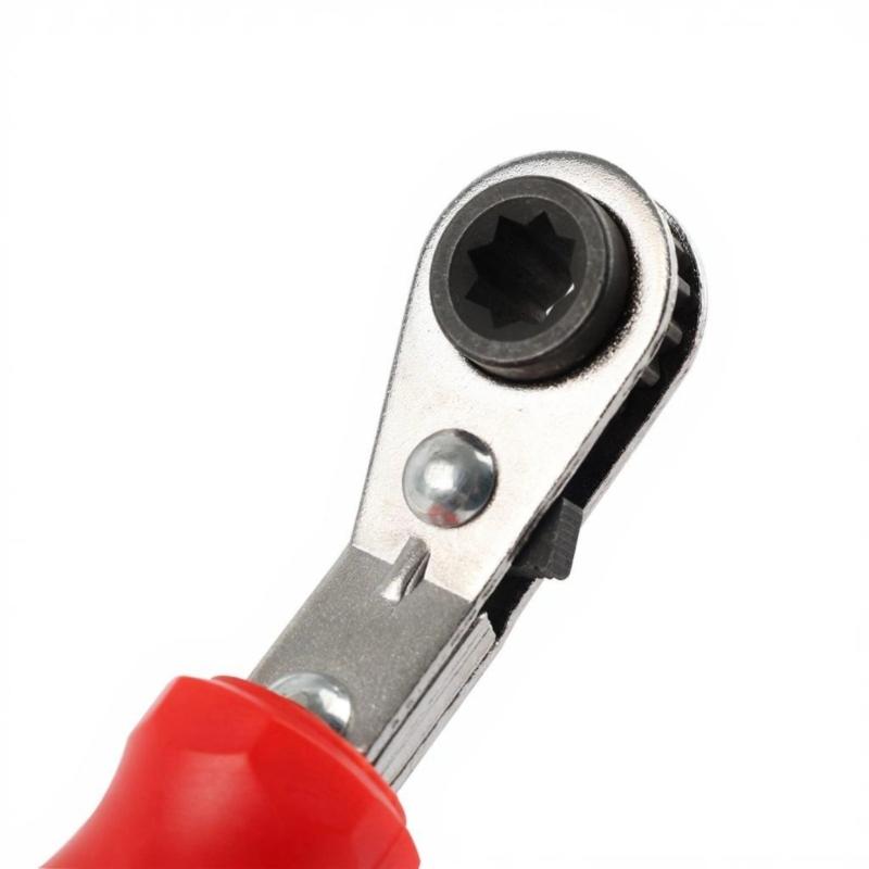 5/16in Double Square Ratcheting Wrench & Fork End Release Tool with Precise Calibration For Accurate Brake Performances