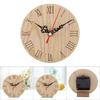 Wooden  Analog Display Decor Garden Hallway Outdoor Hanging Wall Clock (33cm)