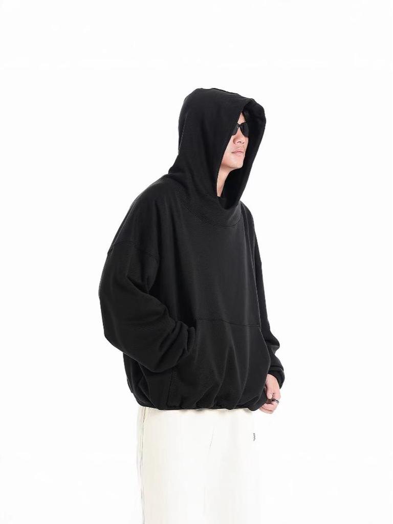 2024 Autumn/Winter Kanye Double-Layer Cotton Unisex Loose Hoodie