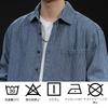 ALVEIN Casual Shirt Jacket with Hairline Cool Long Striped Men's Spring/Autumn Stripes, Collar, Sleeves, (XL)