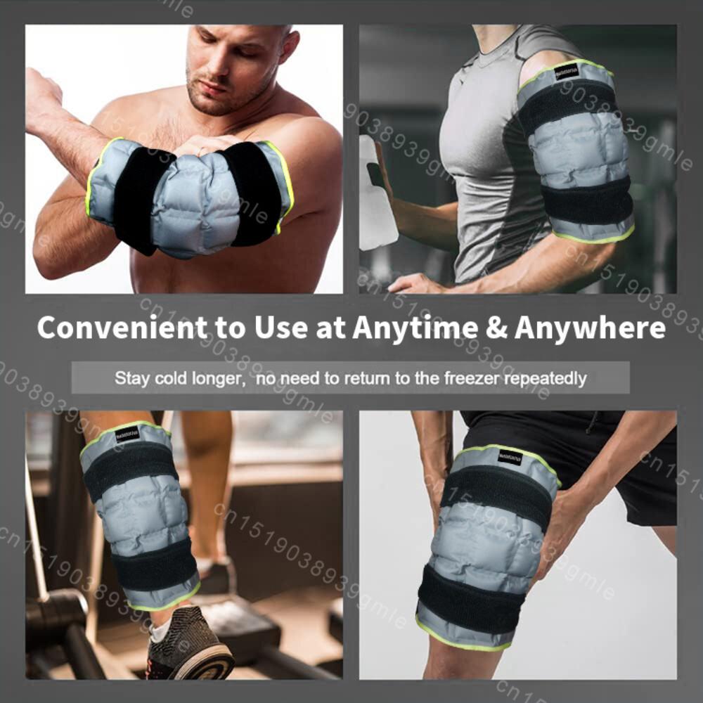 Cold and Hot Compress Ice Packs Self Absorbing Water Reusable Knee Ice Pack Sports Injuries Hot Cold Therapy Ice Bag Pain Relief