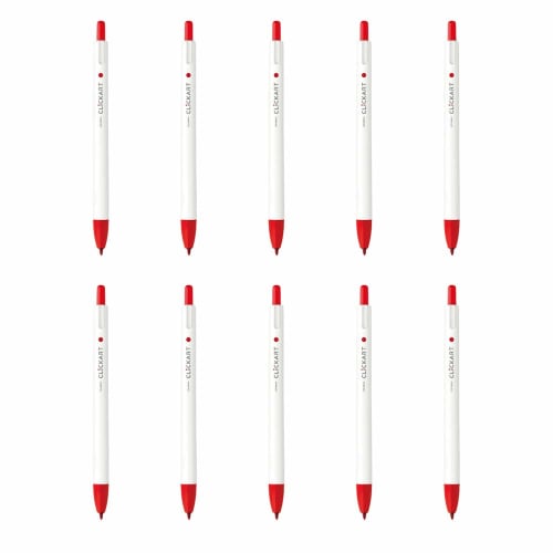 ZEBRA water-based pen clickart red 10 pieces B-WYSS22-R