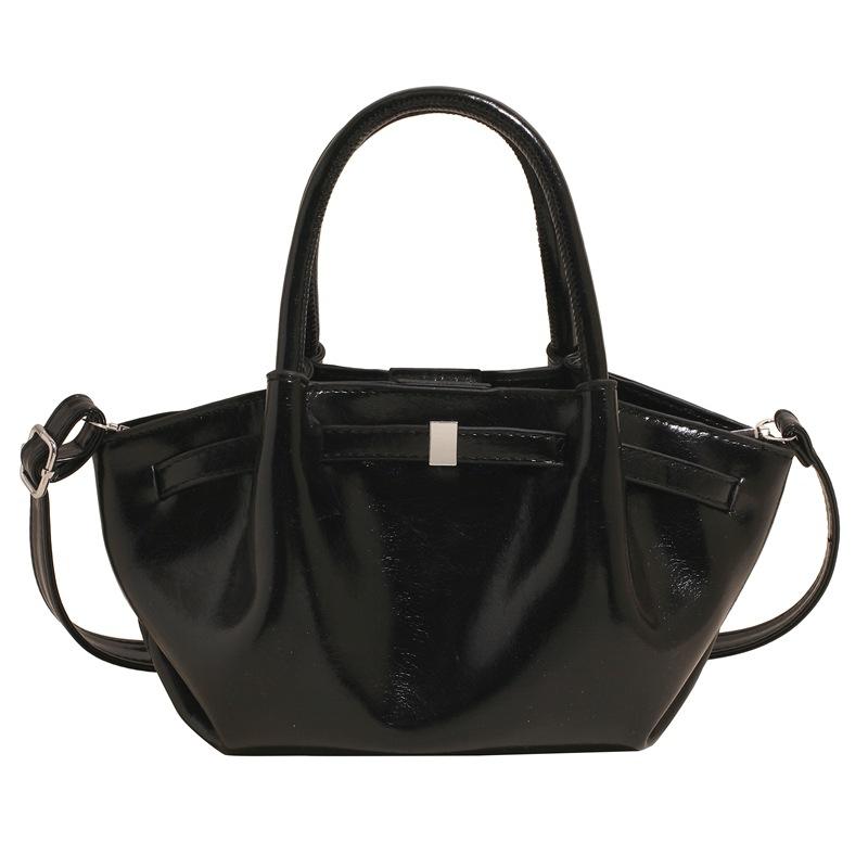 

Premium sense portable fashion bucket bag spring and summer new casual versatile shoulder bag to work commuter messenger bag чёрный