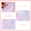 4Pcs Butterfly Car Decals Stickers Hologram Vinyl Waterproof Butterflies Sticker Decoration for Car Motorcycle Helmet Window Home Decor