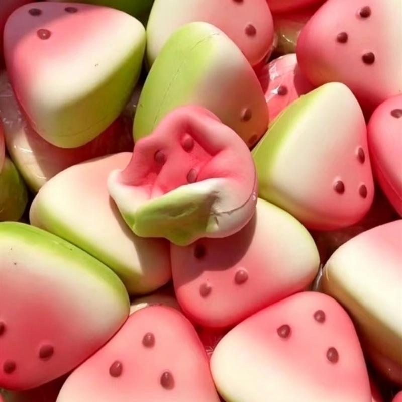 1Piece Cute Watermelon Slow Rebound Decompression Toy Fruit Squishy Fidget Toy Stress Relief Squeeze Toy