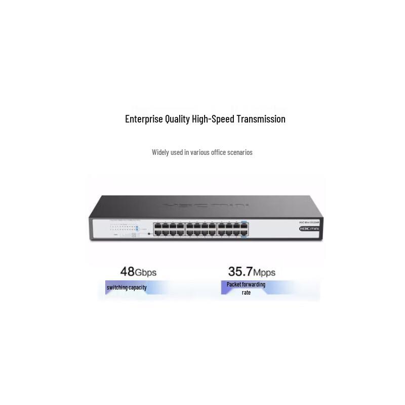 H3C S1224R 24-Port Gigabit Unmanaged Network Switch