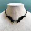 Vampire Bat Wing Necklace Personality Collarbone Chain New Bat Wings Vampire Gothic Metal Necklace Fashion Jewelry Accessories