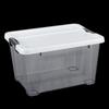 20L Transparent Black Storage Box