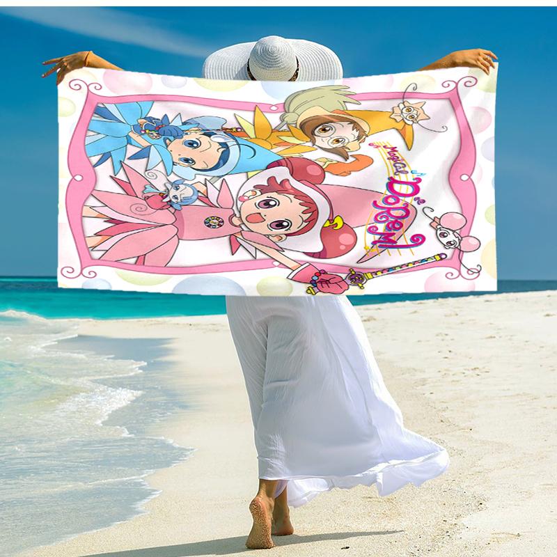 1pc DoReMi2 Beach Towel, Comfortable and Thick, and Swimming/Bath/Picnic/Camping Towel, Suitable for Seaside Beaches