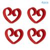 Heart-Shaped Reusable Chopsticks Helper For Adults Kids Chopstick Training Aid Non-Slip Chopstick Hinges Connector