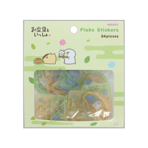 Sun-Star Stationery Goods with Stationery - Stamped Stickers - Tea Color S8821879
