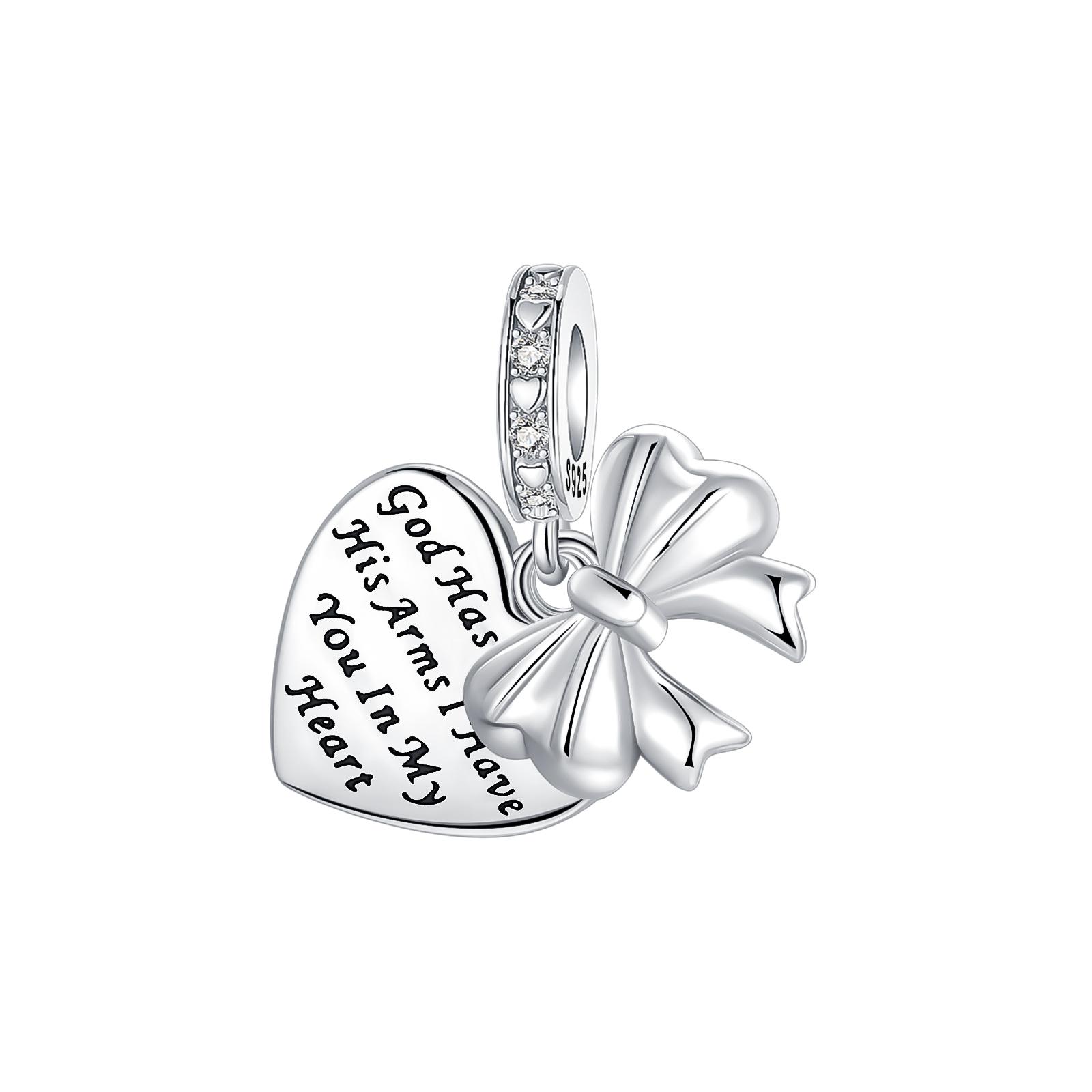 

Медь Любовь Бант Подвеска Шармы Подходят для Оригинальных Браслетов Сделай Сам Изготовление Изысканных Ювелирных Изделий Подарки