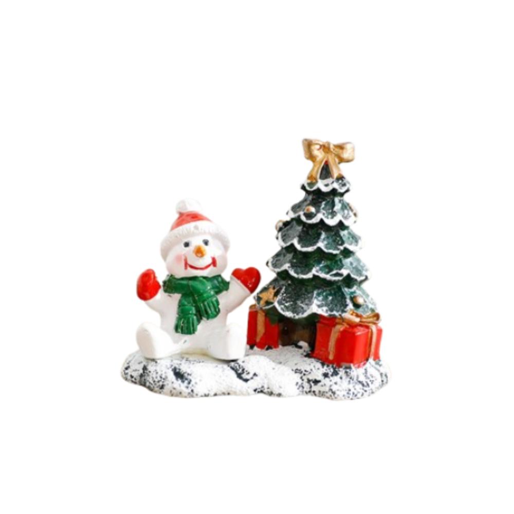 Resin Crafts Christmas Tree Ornaments Cartoon Christmas Elk Ornaments  Home Living Room Office