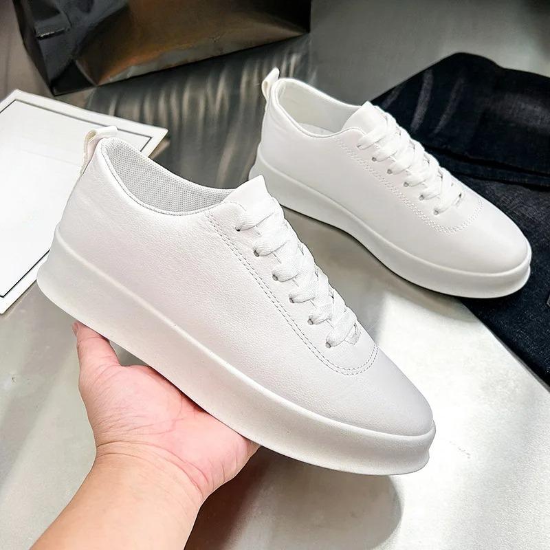 2026 Black Casual Shoes for Men Outdoor Comfortable Men Sneakers Non-slip Walking Shoes Designer Lace-Up Men Sport Shoes