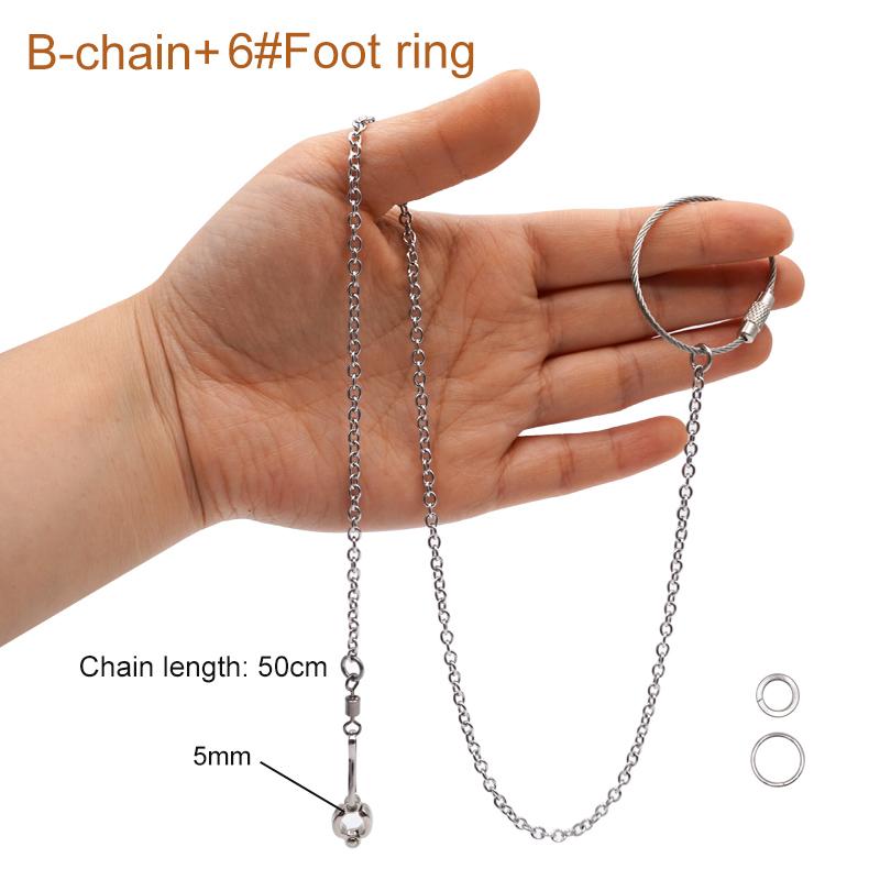 Parrot Stainless Steel Foot Ring Chain Opening Activity Ring for Lovebird Cockatiel Parakeet Bird Stand Anklet Bird Leg Rings