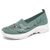 Shoes women's shoes new TEMU large size single shoes embroidered fashion casual shoes flying woven breathable lazy shoes wholesale