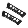 2PCS Nylon Camping Shelf Clips Black Triangle Rack Brackets Compact Shelf Side Buckles Barbecue