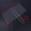 1pc, Grill Basket, BBQ Fish Grill Basket, Heavy Duty Grill Basket For Outdoor Picnic Camping, Grill Accessories, BBQ Accessaries