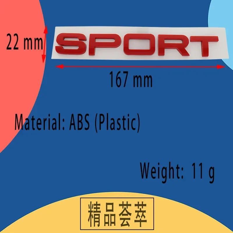 3D for V8 HSE SPORT EDITION Premium SPORT Car Fender Trunk Tail Rear Bonnet Nameplate Decal Emblem Badge Sticker