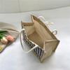 Ins Lunchtaschen für Frauen mit Hahnentrittmuster, kleine Lunchtasche, Lebensmittelaufbewahrungstasche, funktional, tragbar, für Reisen, Picknick im Freien