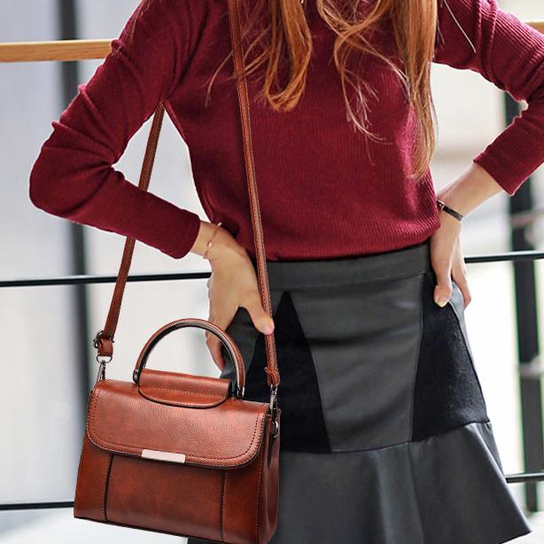 Women Retro Handbag Spring and Summer Vintage Simple Shoulder Messenger Bag Women's Bag