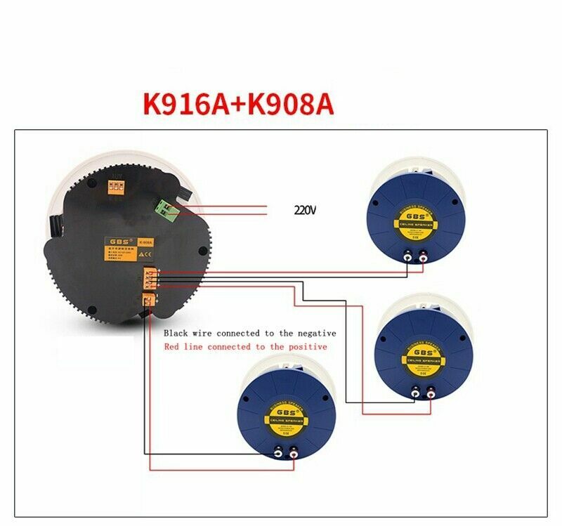 Active Ceiling Speaker Wireless Bluetooth Speaker In-Ceiling Speaker Home Sound