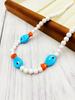 Ocean style small fish bead necklace suitable for women's daily wear