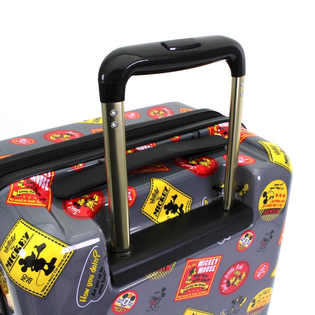 Hapitas Siffler Mickey Mouse Suitcase TRC2279-49 DN37 Mickey Mouse Sticker Gray