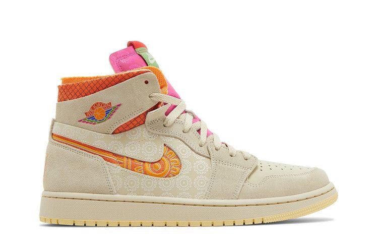Men's Sneakers Nike Jordan 1 High Zoom Air CMFT Somos Familia Rattan/Kumquat-Lemon Wash-Starfish