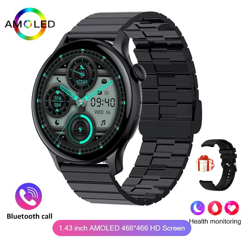 New NFC Bluetooth Call Smart Watch Women Always-On Display Time Fitness Tracker True AMOLED Fashion Smartwatch for Women