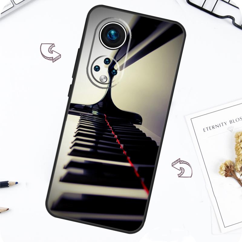 Piano Keys Keyboard Design Case For Honor Magic 7 Lite 5 6 Pro Honor 200 50 70 90 Lite X8b X9a X8a X8 X9 X9c X9b Cover