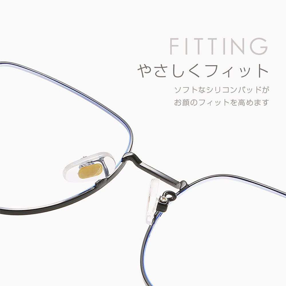 ORIGINCOM Photochromic Eyeglasses with Photochromic Lenses, Metal Frame, UV400 (99% UV Protection), Unisex, Lens Color Changes with Light Intensity,