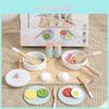 Wooden Simulation Cooking Utensils, Pots, And Children Toy Sets For Sensory And Cognitive Growth