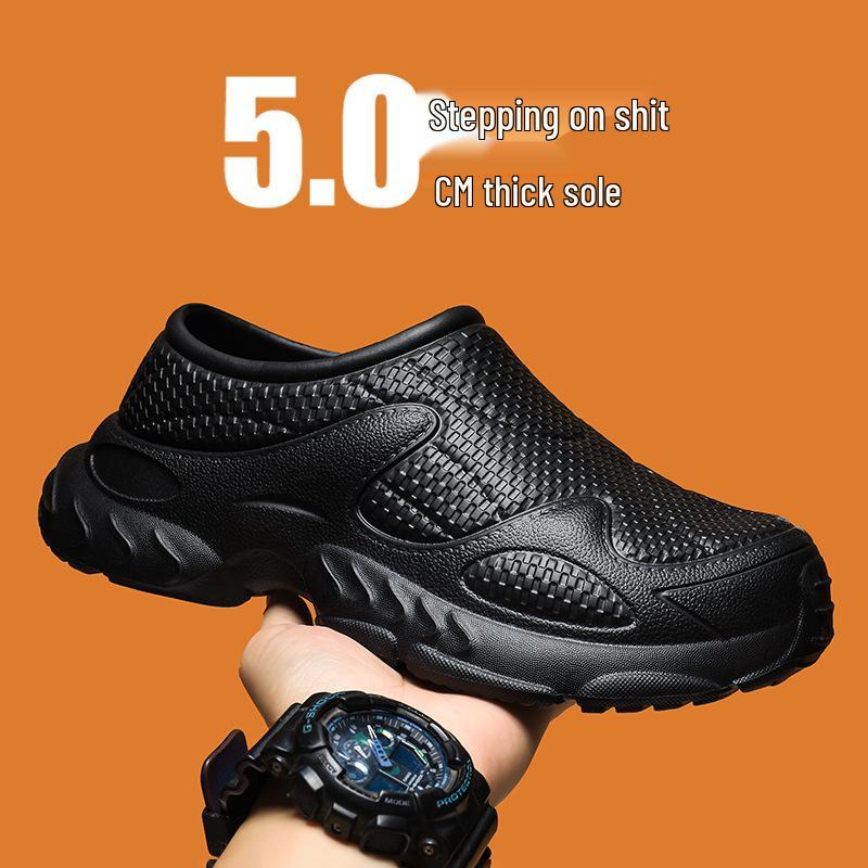 

Водонепроницаемая Нескользящая Обувь Шеф-повара - Четыре Сезона, Толстая Подошва, Большой Размер, Идеально подходит для Использования в Отеле, Ресторане и на Кухне 43 чёрный