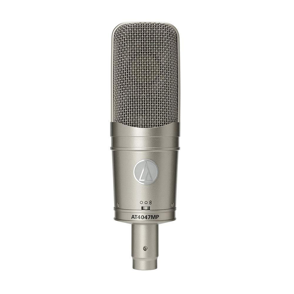

Audio-Technica Конденсаторний мікрофон AT4047MP 1 дюйм з подвійною діафрагмою великого діаметра постійного струму Однонаправлений, двонаправлений, всенаправлений перемикається