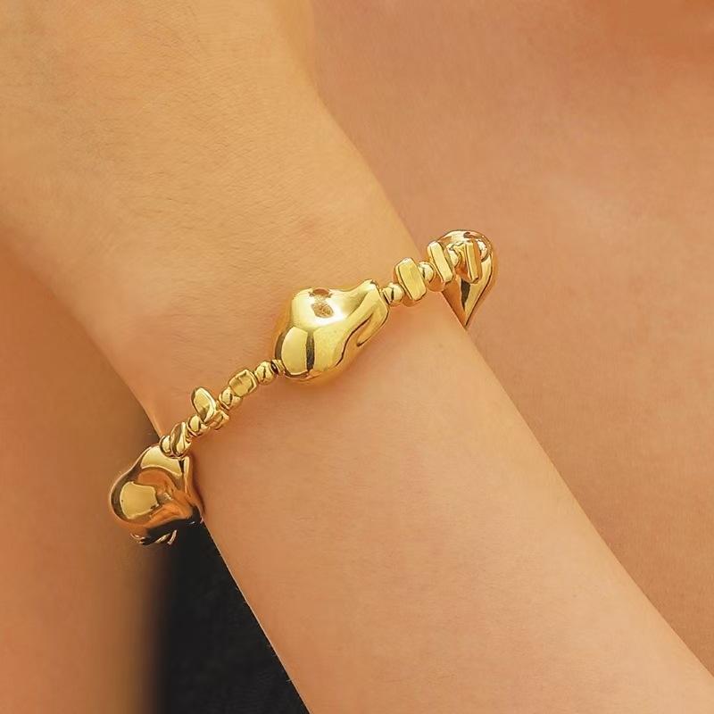 Высококачественная неправильной формы имитация жемчуга ключичная цепочка женская барочная сплав геометрическая галька простой дизайн ins ожерелье