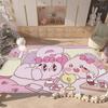 E-Esther Bunny Cartoon Entrance Door Mat Nordic Style Home Doormat Bathroom-Toilet Mats Bedroom Hotel Decor Mat